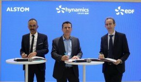 ALSTOM ET EDF S'ASSOCIENT POUR OPTIMISER LE RAVITAILLEMENT DES TRAINS À HYDROGÈNE